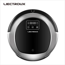 LIECTROUX Robotic Vacuum Cleaner B6009, 2D Map & Gyroscope Navigation,with Memory,Low Repetition,Virtual Blocker,UV Lamp Wet