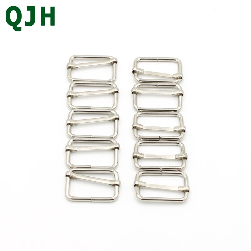 QJH 10pcs Silver Stainless Steel Slides Tri glides Wire formed Roller