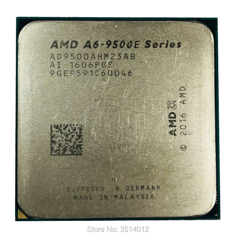 

AMD A6-Series A6-9500E A6 9500E 3.0 GHz Dual-Core CPU Processor AD9500AHM23AB Socket AM4 satmak A6 9500