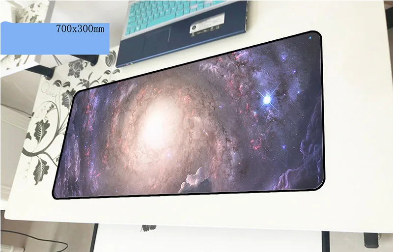 Galaxy коврик для мыши с массовым рисунком компьютерный геймер mause коврик 70x30 см популярный Коврик Для Мыши Эргономичный гаджет настольные коврики