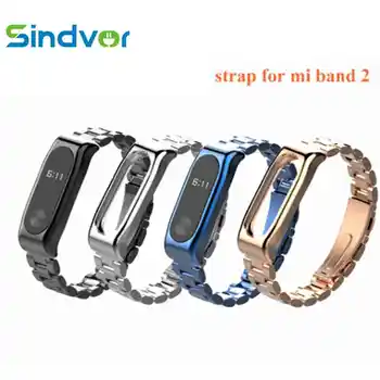 

NEW Mi Band 2 Strap Metal Bracelet Smart Band Accessories for Xiaomi mi band 2 Strap Stainless Steel Bracelet Mi band 2 Strap