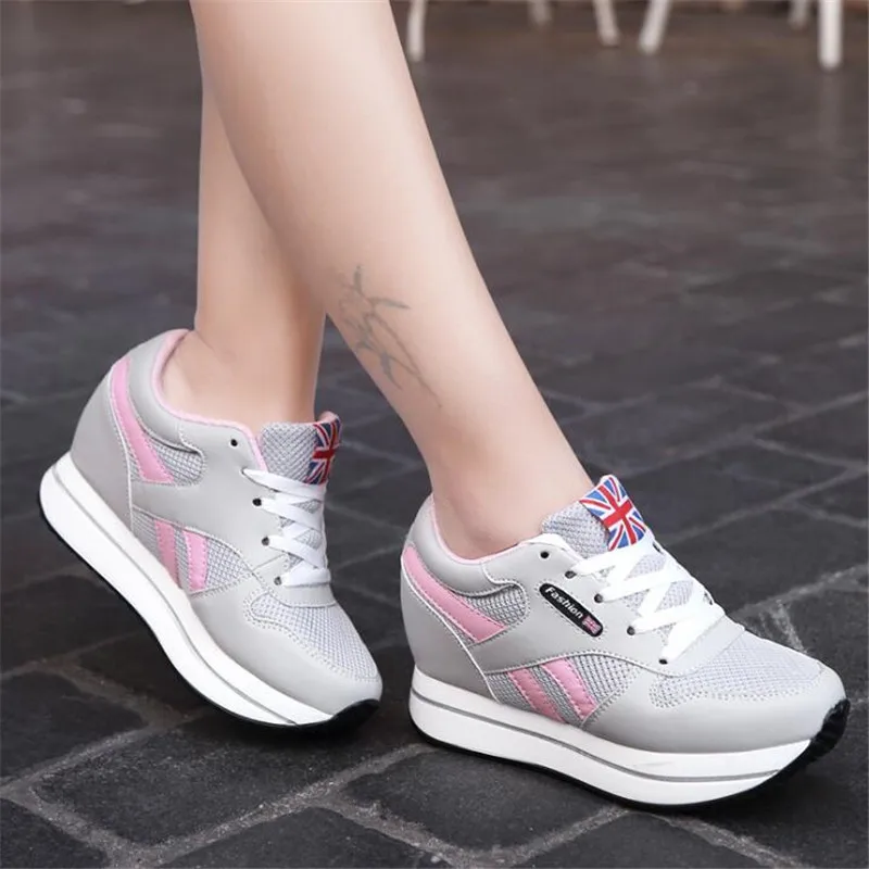 girls wedge sneakers
