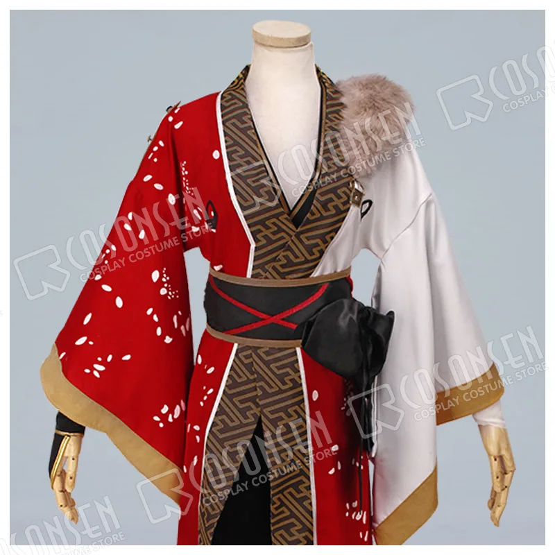 

COSPLAYONSEN Ensemble Stars AKATSUKI Hasumi Keito Cosplay Costume red white Full Set