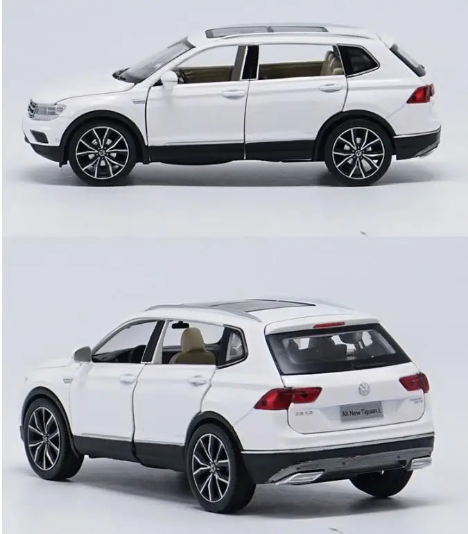 1:32 Автомобильные Игрушки из сплава высокая имитация Tiguan L открывающаяся дверь