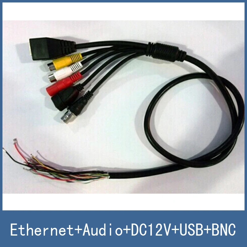 Multi Function Network Cable For IVS IP Camera Module , Ethernet ...