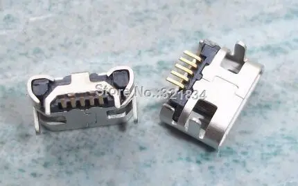

100pcs/lot Micro usb connector charging port for mobile tablet replacement