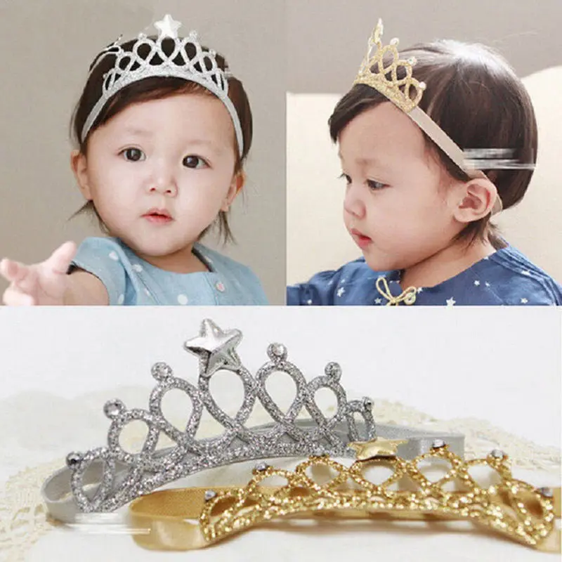 Корона для принцессы для маленьких девочек Детская повязка на голову детская тиара подарок на день рождения