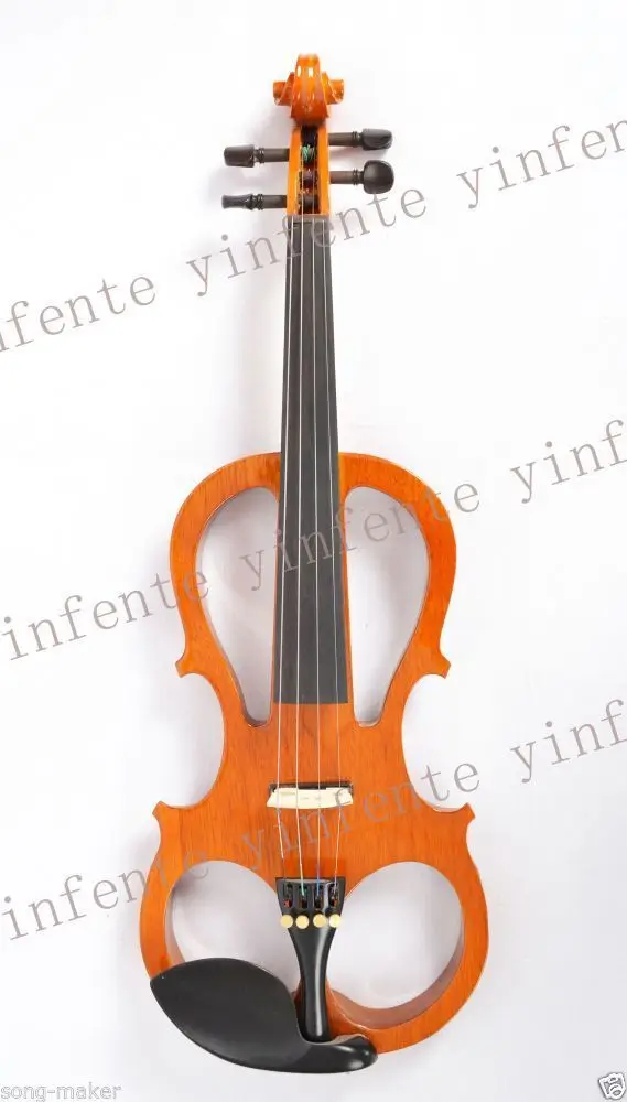 Buy orange 4 String 4/4 New Electric Acoustic Violin