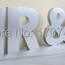 Белый Mr& Mrs древесина Свадебные украшения свадебные реквизит