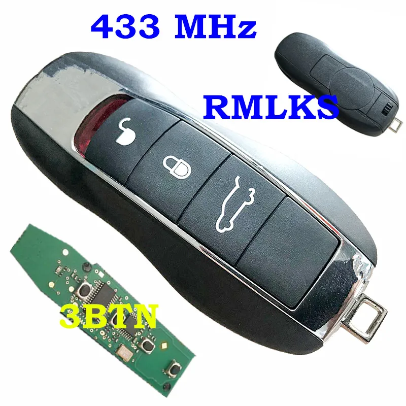 RMLKS 3 4 кнопки умный дистанционный ключ 315 МГц 433 МГц 434 МГц подходит для Porsche Panamera Macan Cayman 911 918 Spyder Cayenne