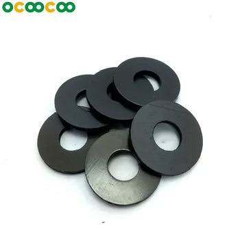 

OCOOCOO 50pcs/lot Tattoo Machine washer Double Thick Black Fiber Coil Core Washers, binder Parts