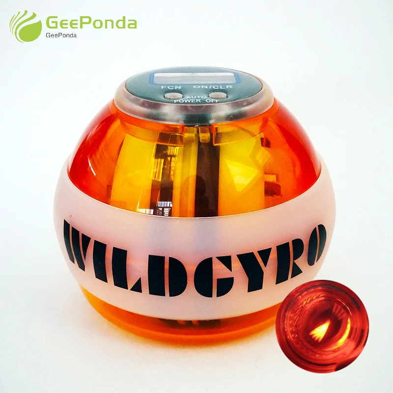 GeePonda Lighting Counting Gyroscope Force Ball Home Gym Exercise Equipment Gyro Wrist Power Ball Auto Fitness Forearm Trainer GeePonda Lighting Counting Gyroscope Force Ball Home Gym Exercise Equipment Gyro Wrist Power Ball Auto Fitness Forearm Trainer