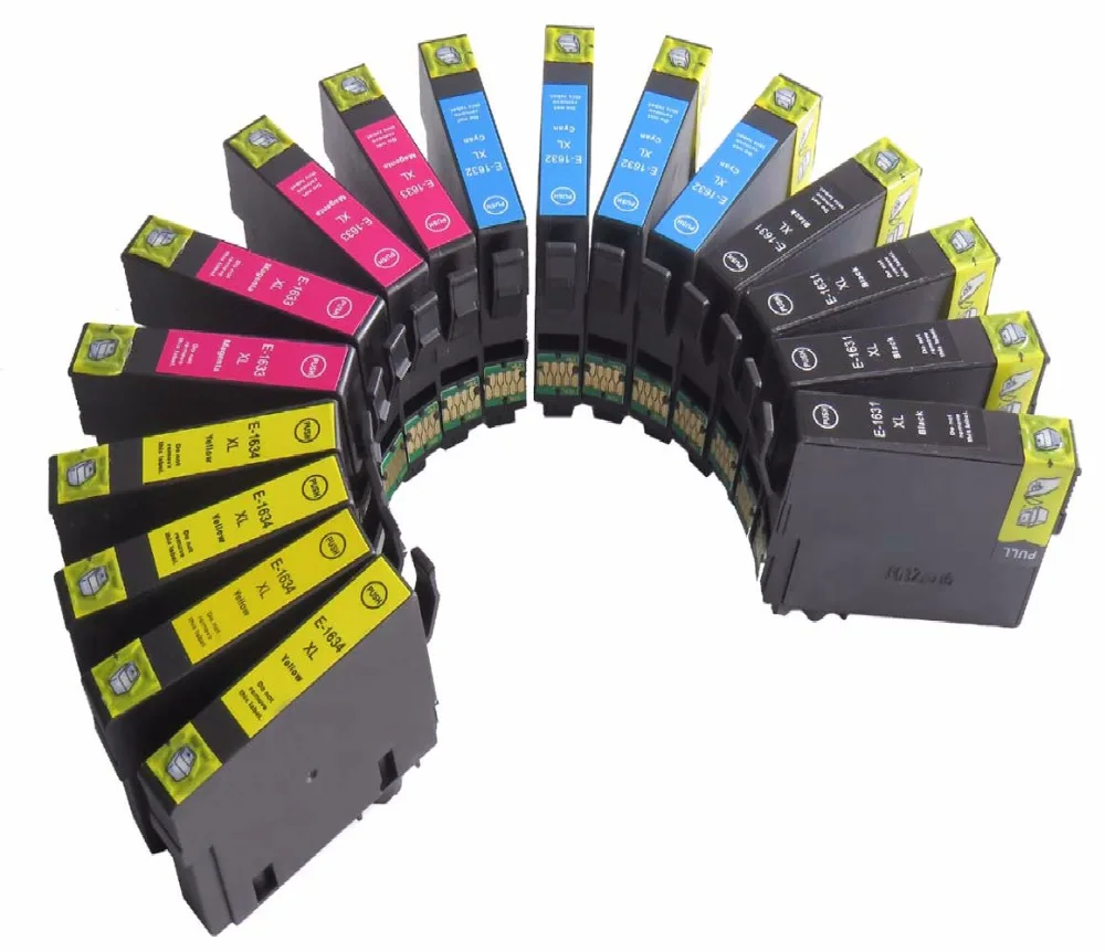 

Ink Cartridges T1631 Compatible for WorkForce 2010 2510 2520 2530 2540 2630 2650 2660 Inkjet Printer ink