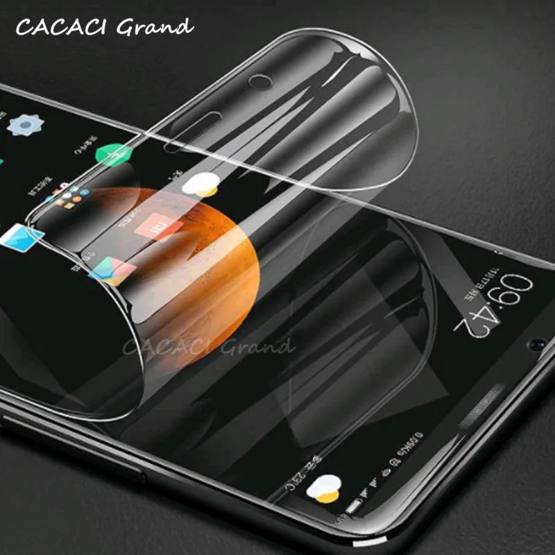 

New 3D Full Cover Soft Hydrogel Film For Samsung Galaxy A7 2018 A750 A8S A6S A9S J6 J4 2018 S10 Lite Plus Screen Protector Film