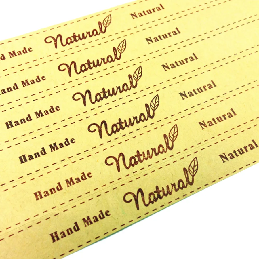 Natural do Vintage Feito à Mão Adesivo de Vedação Lote Série Artesanato Papel Faça Você Mesmo Presentes Postado Cozimento Decoração Etiqueta 300 Pçs - 8 Material escolar e de escritório