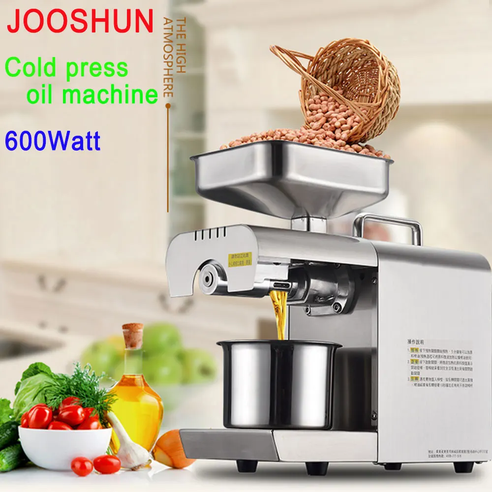 Homemade Edible Oil Press Machine, Labor saving Coconut Olive seeds Oil