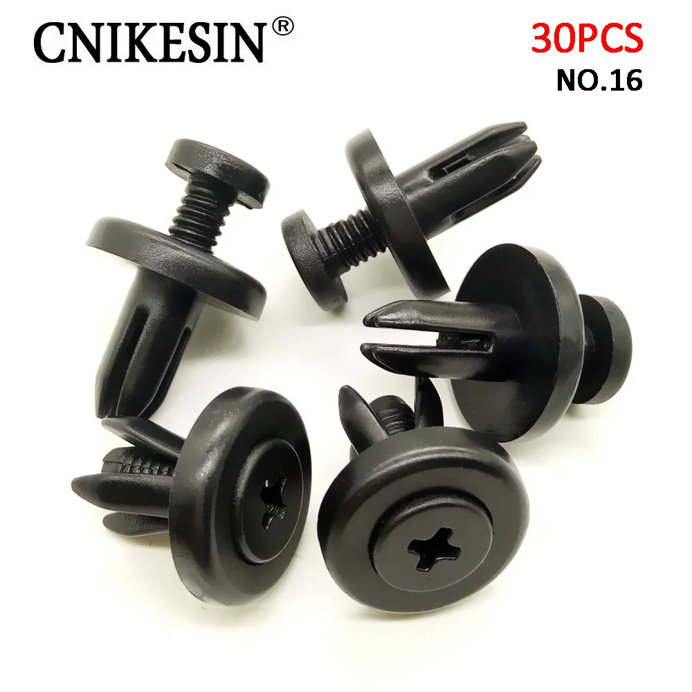 CNIKES 30PCS 7mm Universal High Quality Automotive Fasteners for Honda