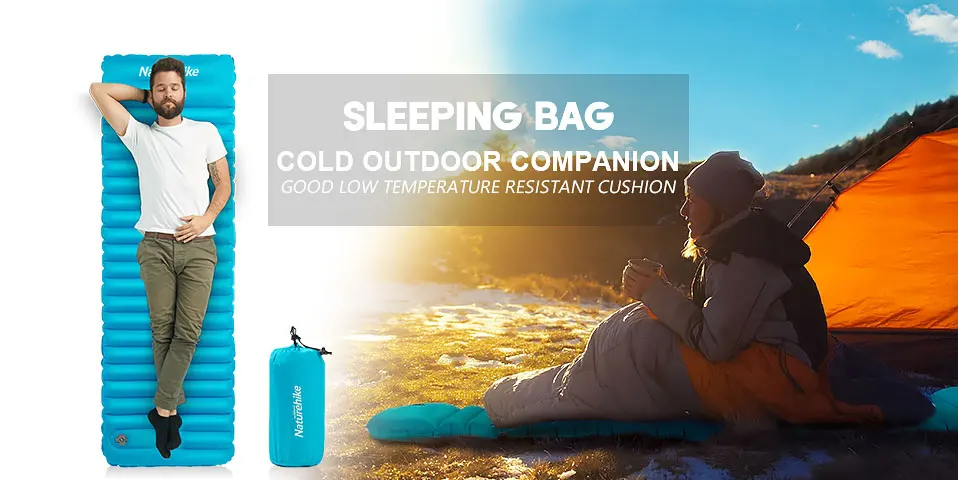 Naturehike открытый надувной коврик для кемпинга палатка открытый конверт водонепроницаемый спальный коврик для пикника складной матрас NH18Q001-D