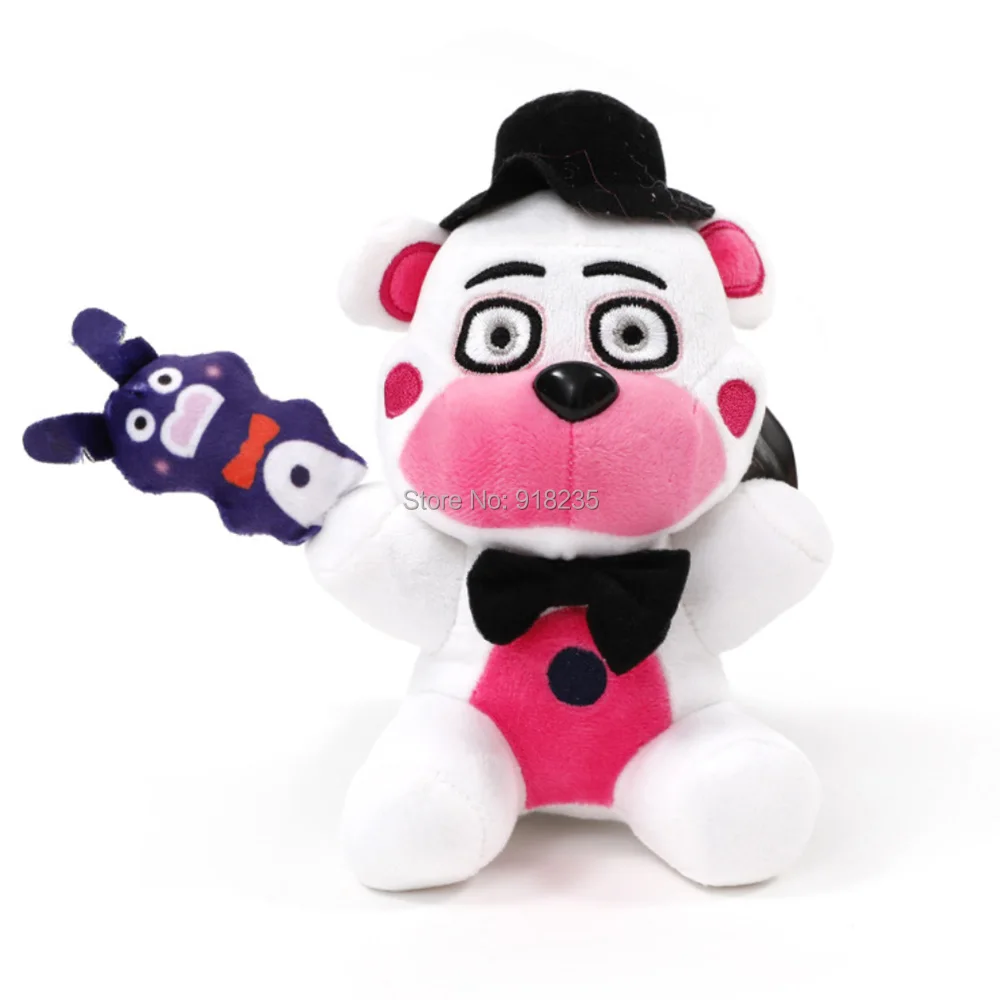 10/лот 6 стилей 18 см баллора цирк ребенок Ennard Bonnie Funtime Fy Foxy мягкие игрушки