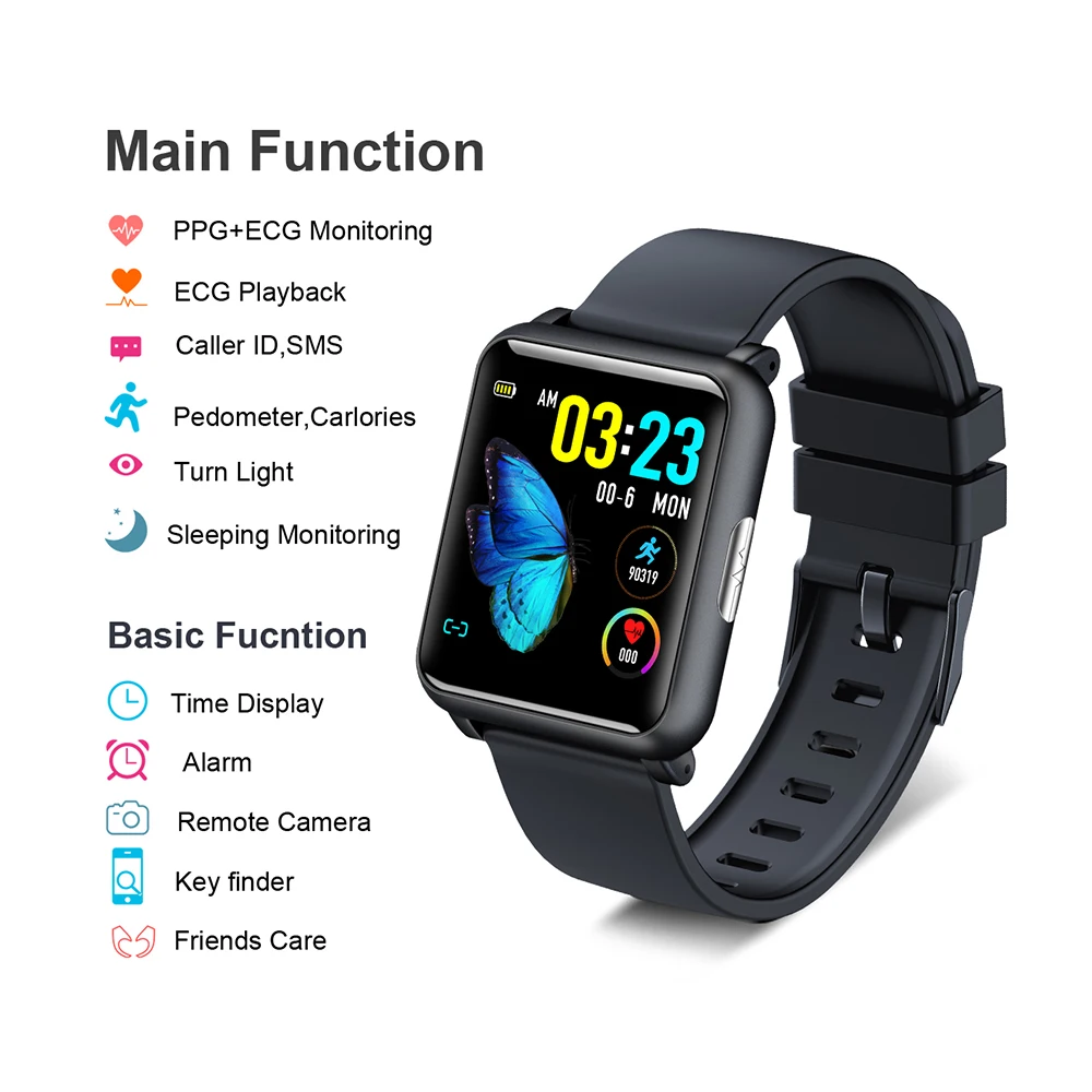 mi square smart watch