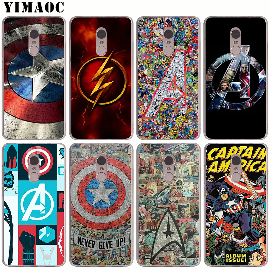

YIMAOC The Avengers Marvel Deadpool Soft Silicone Case for Xiaomi Mi A1 A2 8 Lite F1 SE 6 Mix 2S TPU Cover