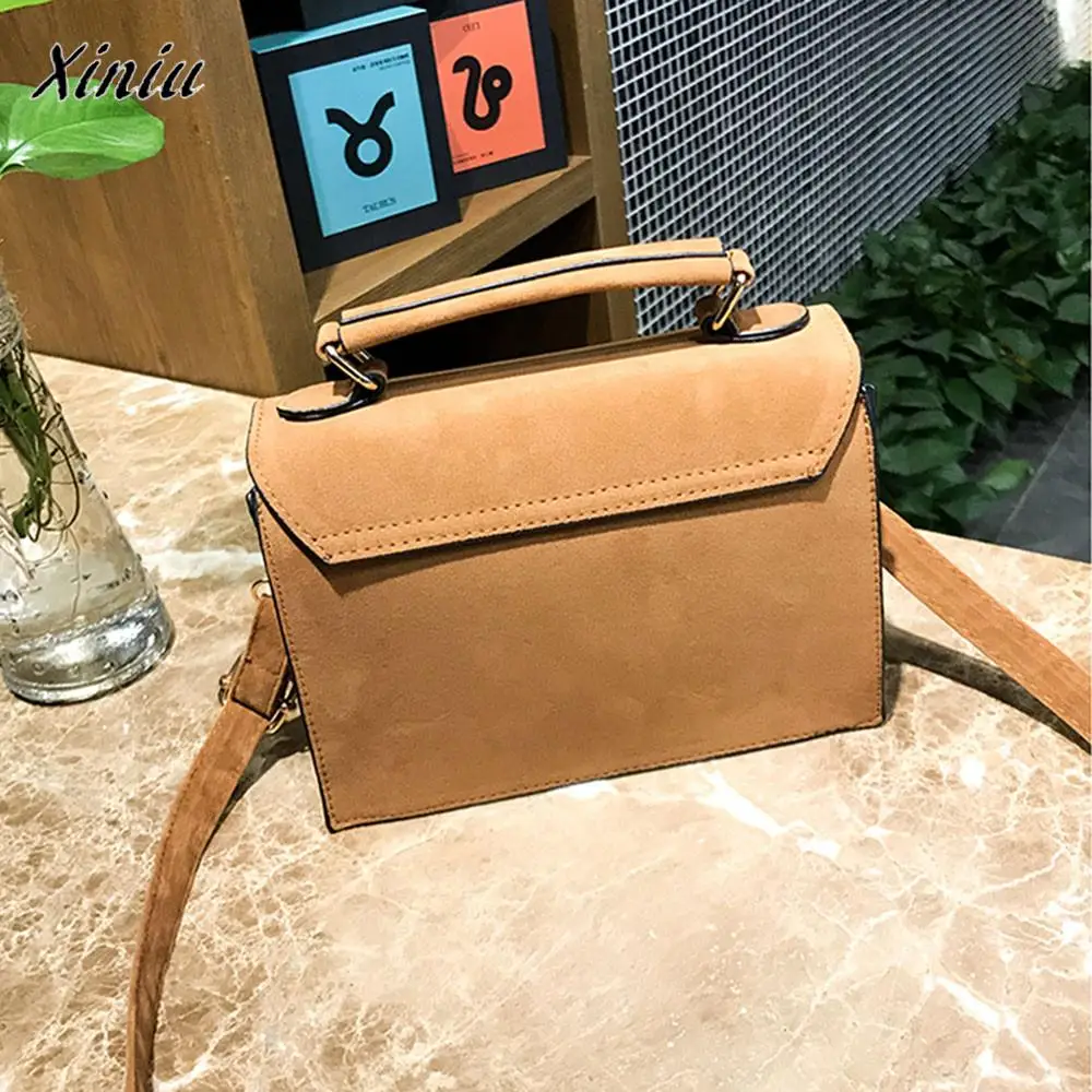 Xiniu бренд высокого качества роскошные сумки женские велюровые дизайнерские модные однотонные Наплечные лоток для курьерских сумок Сумочка hasp сумка
