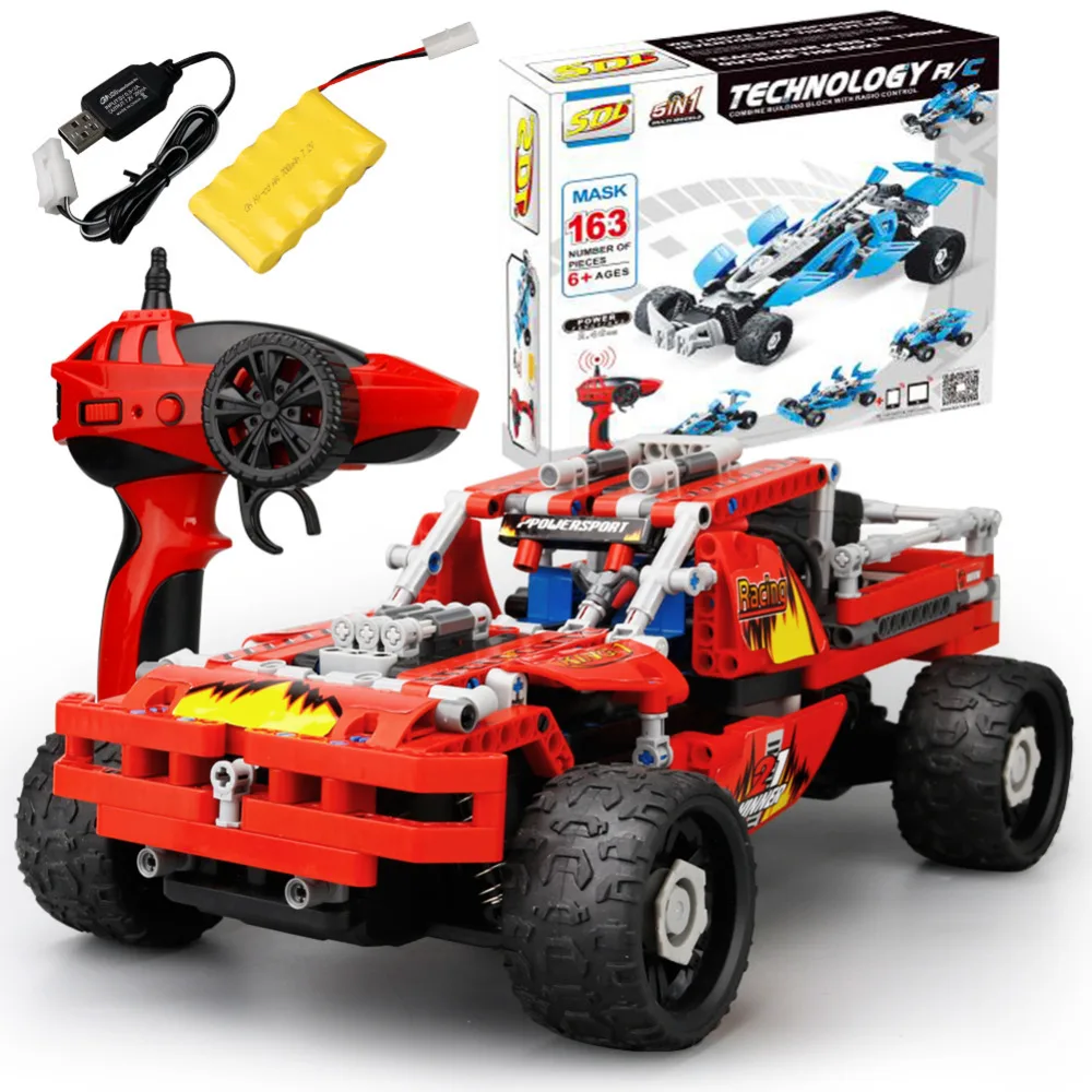 

8-in-1 SDL 2017A-6 4 Channel DIY Block Remote Control Off Road Remote Control Vehicle