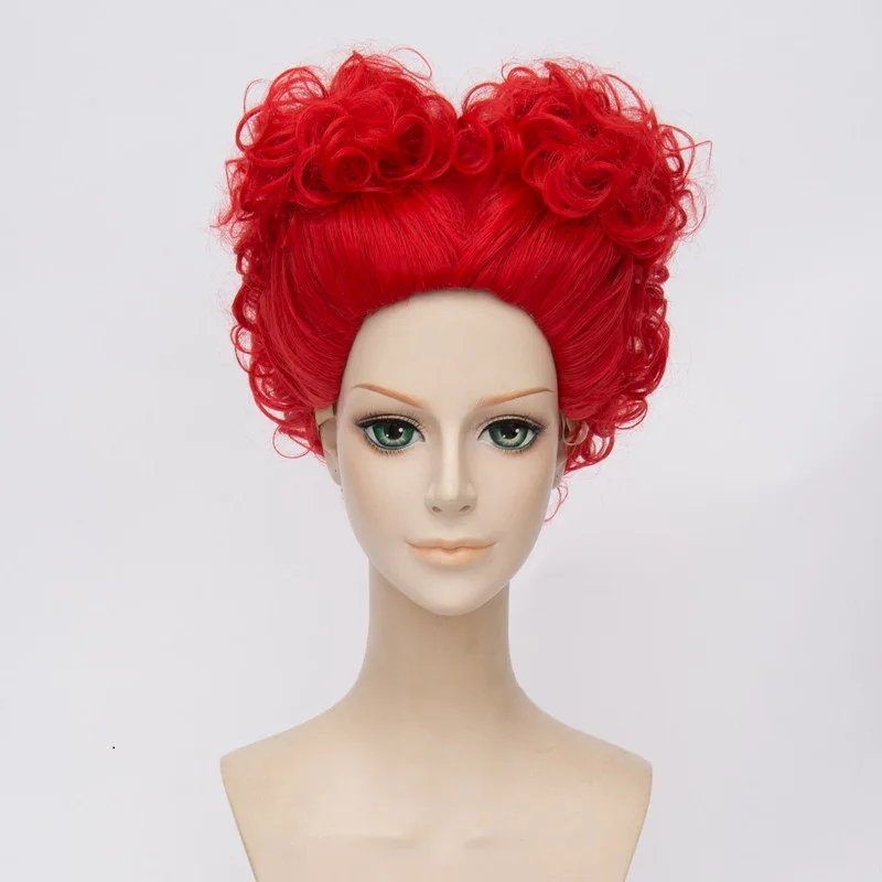perruque reine rouge