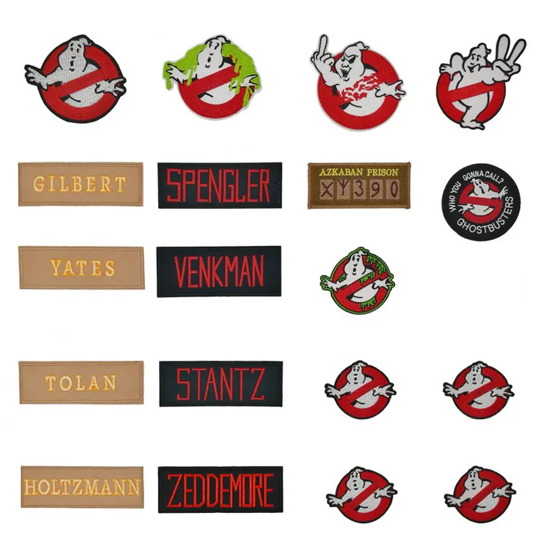 GHOSTBUSTERS команда средний палец Охотники за привидениями не призрак Zeddemore логотип