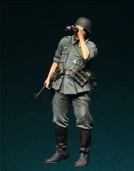 

1/35 Resin Figure Model Kit WWII German Infantry in action-069 Unassembled unpainted Top