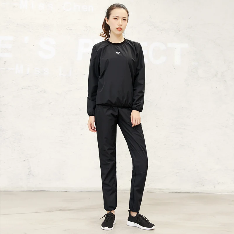 

Lisyee New Arrival 2018 Women Sports Suit Running Yoga Fitness Sweating Clothes Health Lose Weight Slim Sports Set
