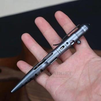 

Dropshipping Portable Outdoor Self Defense Tactical Pen With Bolt Switch Design Emergency Glass Breaker EDC Tool Gift