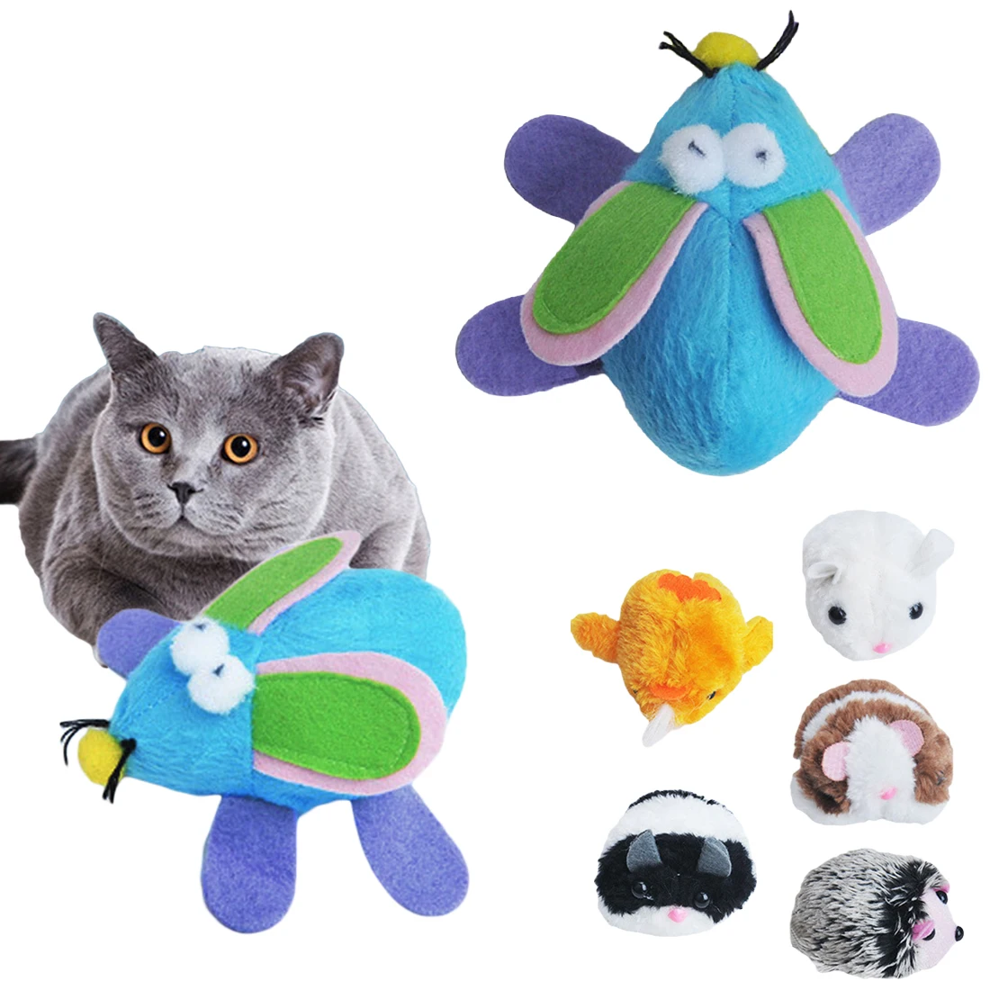 

Pet Supplies Kitten Cat Vibrating Catnip Toy Interactive Fancy Pets Teeth Grinding Catnip Toys Claws Thumb Bite Toys For Cats