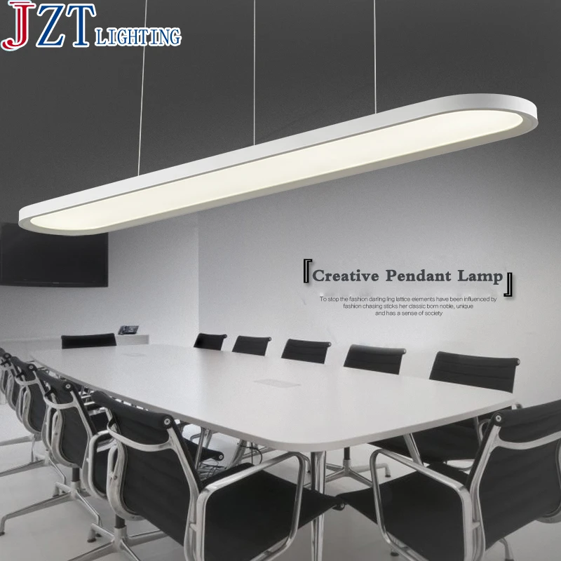 T Modern White Pendant Light For Office Meeting Room Study Room led