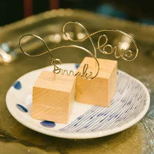 5 шт./лот простой Деревянный Алфавит моделирование подписи клип папка фото сообщение держатель карты Свадебный фиксатор для сиденья школьные офисные принадлежности