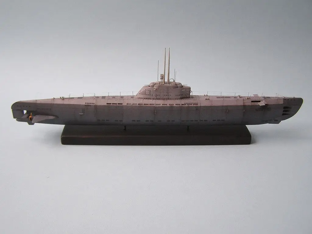 DIY 1:200 U 2536 boot Тип ХI подводная лодка бумажная модель ручная работа 3D головоломка