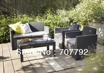 

Top Sale Merano Lounge Outdoor Poly Rattan Furniture Sofa