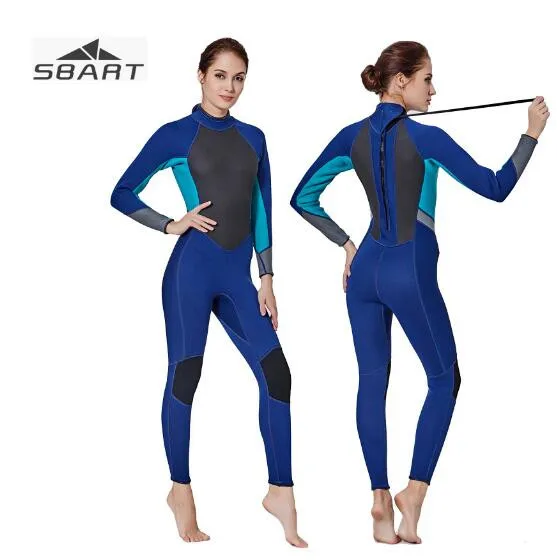 

SBART 3MM Neoprene Wetsuits Women Scuba Diving Spearfishing Wet Suits One-Piece Keep Warm Scuba Snorkeling Diving Wetsuits