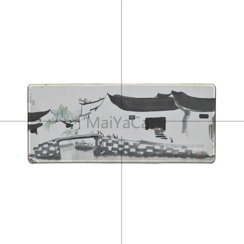Винтажный крутой игровой коврик для мыши Maiyaca в китайском стиле Цзяннань из