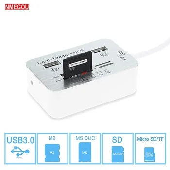 

7 In 1 Multi 3 Port USB 3.0 Hub Multiport SD TF Card Reader Usb Splitter for Macbook Pro Computer Pc Laptop Usb3.0 Accessories