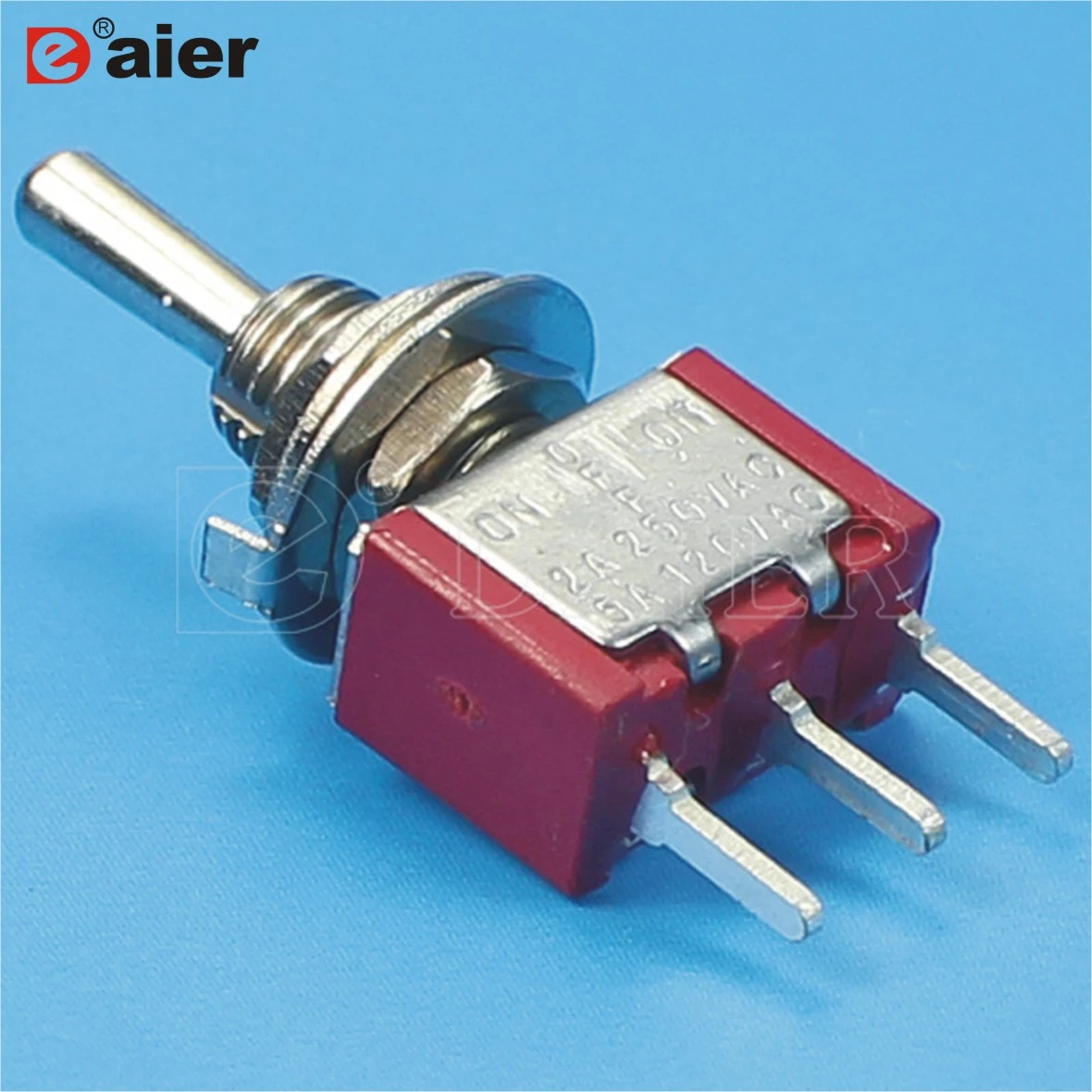 2Pcs Spdt On//Off//On 3Position Toggle Switch Ac250V//2A//120V//5A Mts J H4