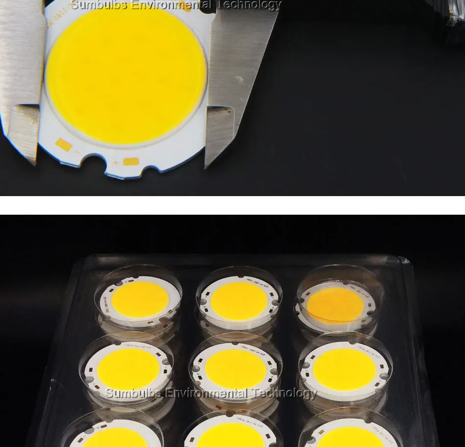 10W 15W 20W 25W 30W Rounded COB LED Chip On Board Light Source Warm Natural Cold White 44MM Circular LED Lamp DC 30V 33V (7)