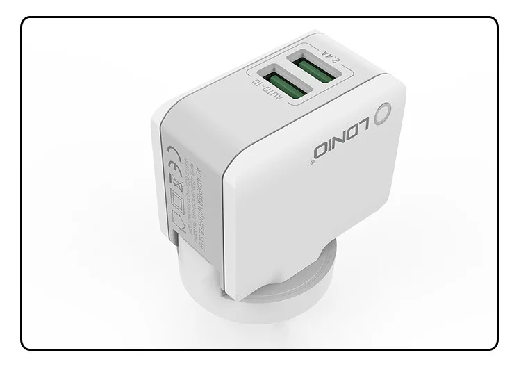 LDNIO A2203 2-Порты и разъёмы 5 V 2.4A дорожное зарядное устройство USB Зарядное устройство адаптер для iPhone X samsung Xiaomi HUAWEI Micro USB кабель