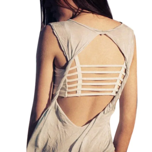 Сексуальные Женщины Bralette Клетке Назад Cut Out Padded Бюстгальтер на Полях Топы Бикини Cami Бюстгальтер