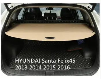 

car accessorie HighQualit Car Rear Trunk Cargo Cover Security Shield Screen shade Fit For HYUNDAI Santa Fe ix45 2013-2016 BY EMS
