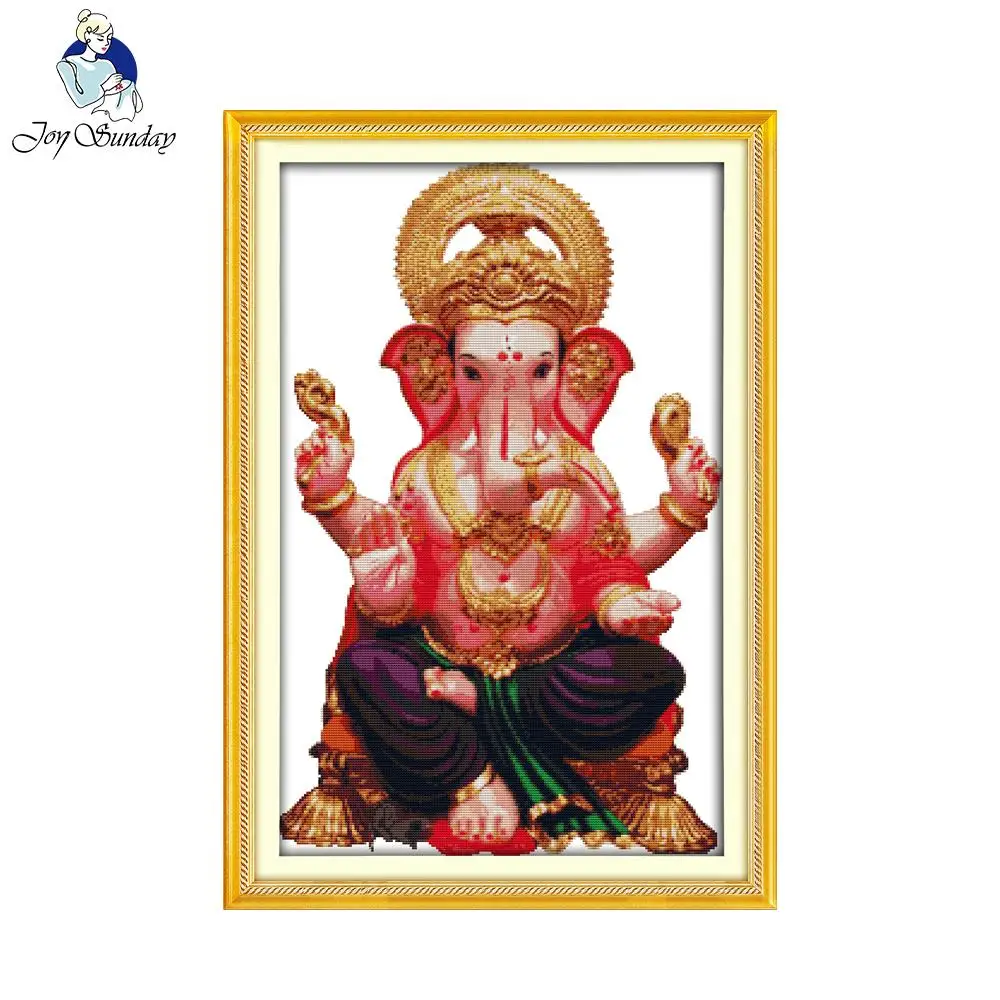 

Joy sunday figure style Thailand Ganesha free counted cross stitch patterns kits embroidery painting by hand craft