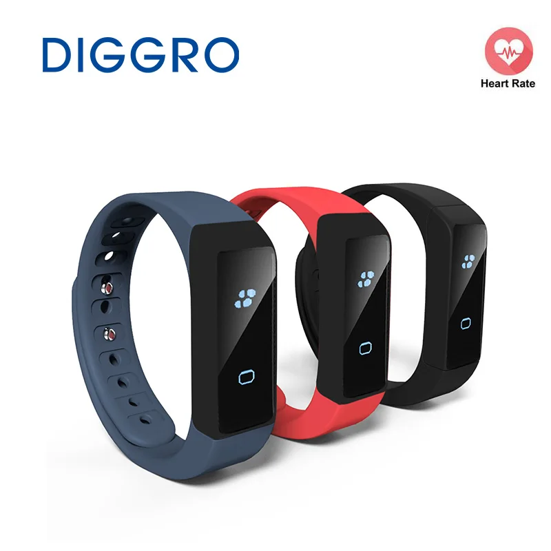 DIGGRO i5 Plus OLED Smart Wristband Pedometer Traker Calorie Health Sleep Monitor Bracelet Bluetooth 4 0