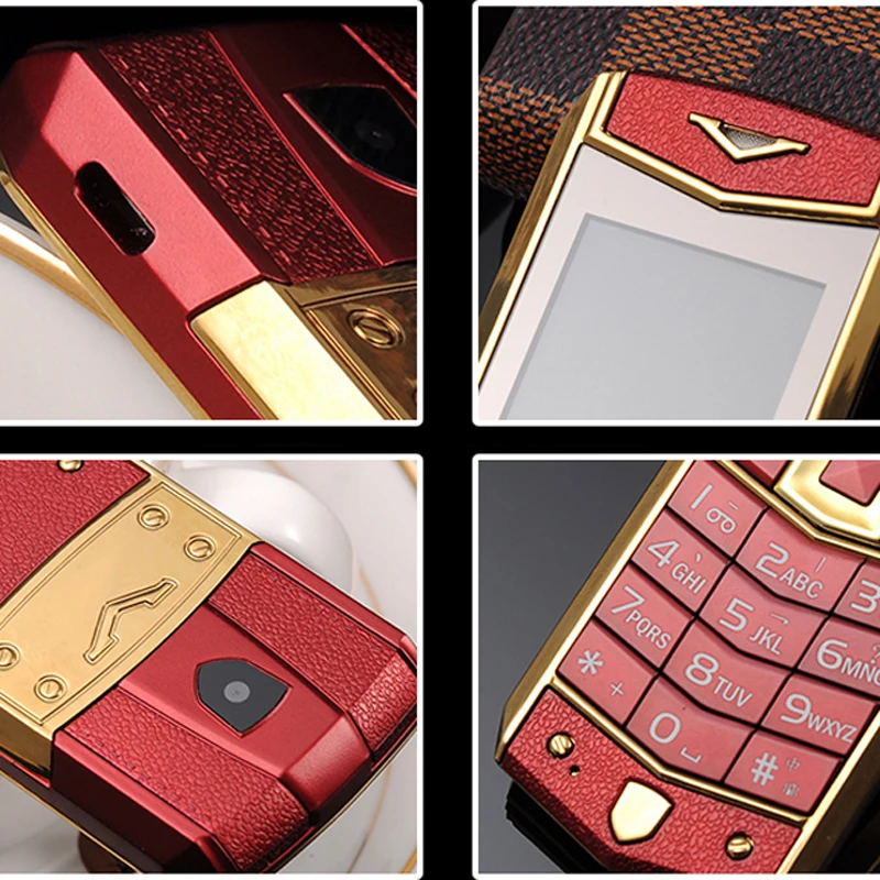2015 Russian Arabic Spanish French Signature Vibration wechat Luxury leather car Gold Mobile phone free case P234 2015 Russian Arabic Spanish French Signature Vibration wechat Luxury leather car Gold Mobile phone free case P234