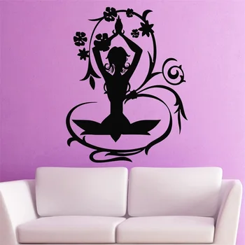 

Wall Stickers Vinyl Decal Yoga Poses Meditation Zen Nirvana Health