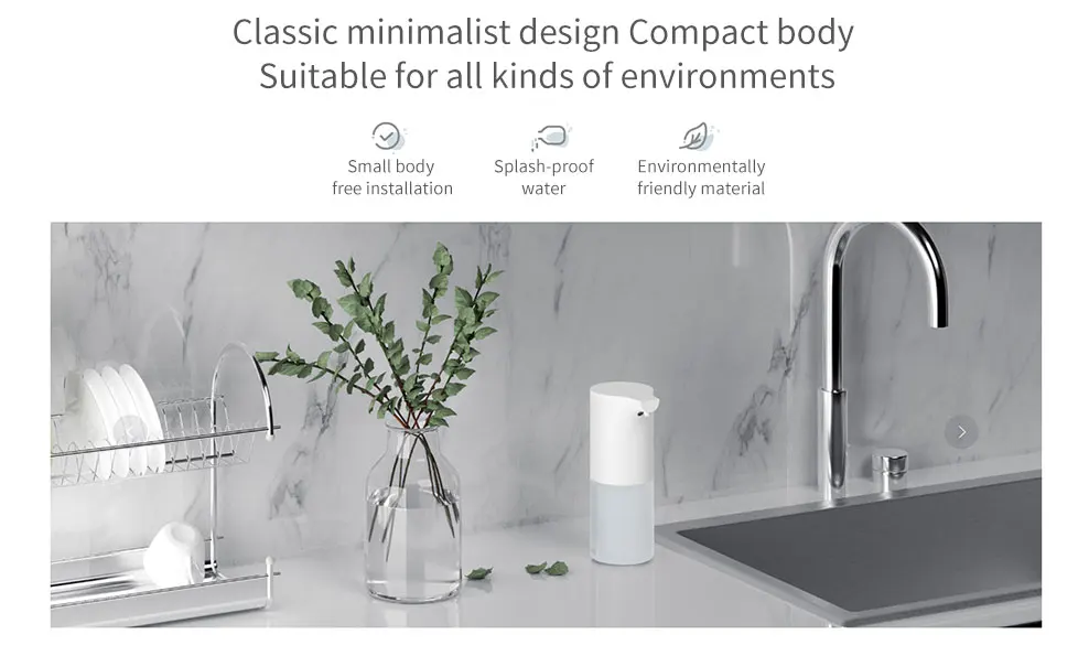 Original Xiaomi Mijia Auto Induction Foaming Handwasher Cleaning Wash Automatic Soap 0.25s Infrared Sensor For Smart Homes